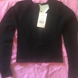 NWT L Fabletics Black compression top